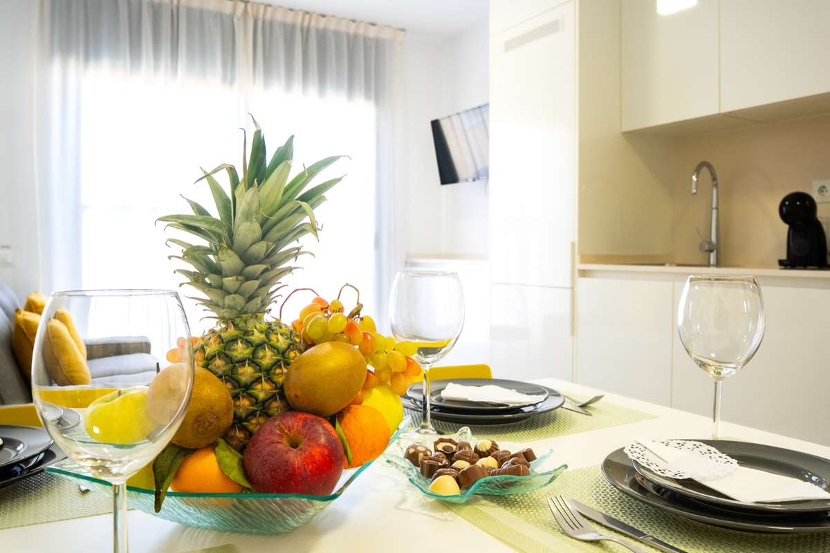 Apartamento de dos dormitorios con cocina equipada del Castell Beach Aparthotel, para hasta cuatro personas