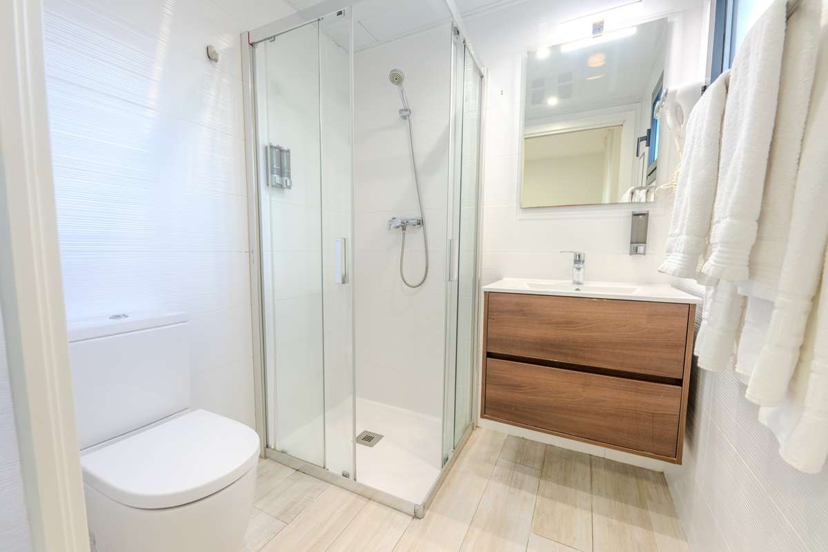 Estudio con cocina equipada del Castell Beach Aparthotel en Castelldefels