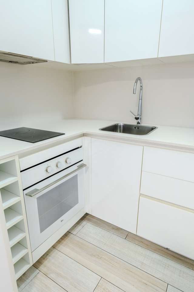 Estudio con cocina equipada del Castell Beach Aparthotel en Castelldefels